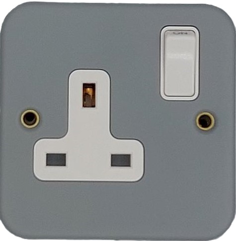 MS131S Niglon Metal Clad 1g SP Switched Socket
